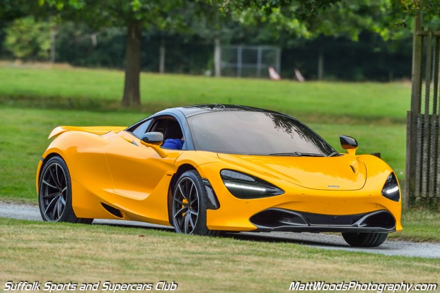 720s Mclaren arriving at Suffolk meet