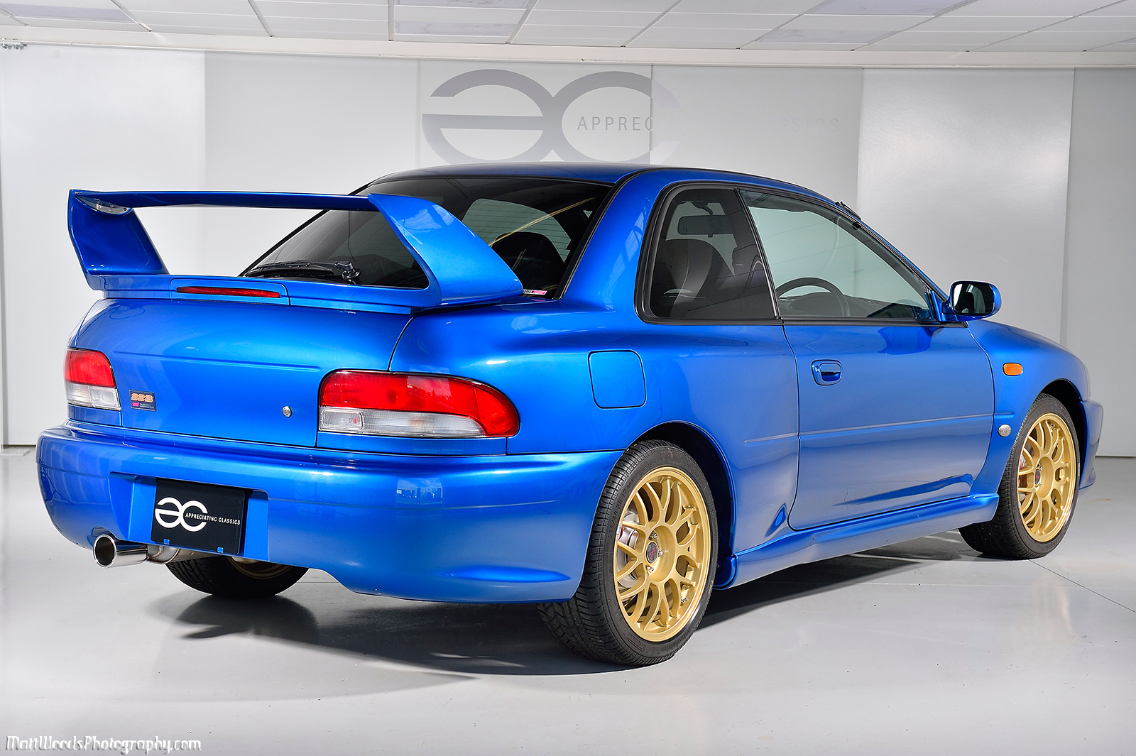 Subaru Impreza 22B automotive photography