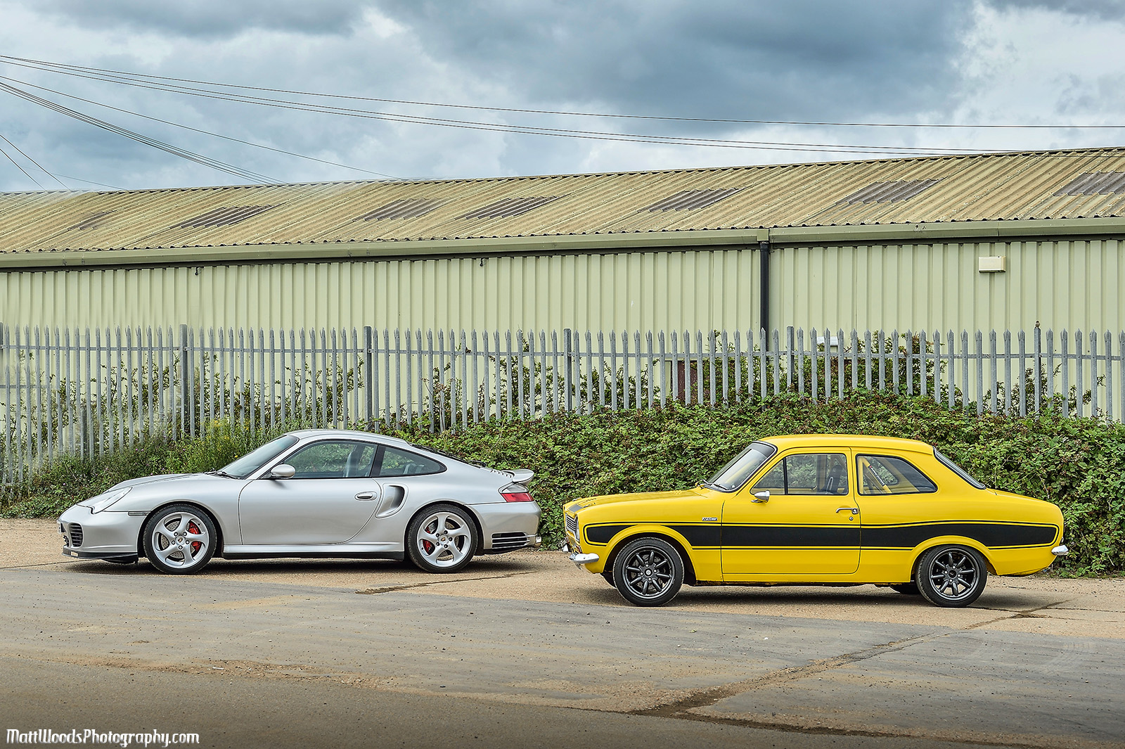 porsche 996tt mk1 escort automotive photography