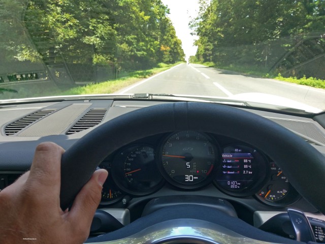 Driving the porsche gt3